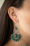 Paparazzi Earring - Paradise Parlor - Green