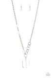Paparazzi Necklace - Never a Dull Moment - White