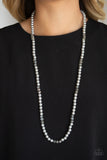 Paparazzi Necklace - Girls Have More FUNDS - Silver