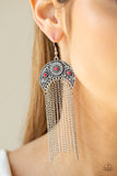 Paparazzi Earring - Lunar Melody - Pink