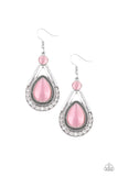 Paparazzi Earring - Pro Glow - Pink