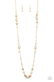 Paparazzi Necklace - Wall Street Waltz - Gold