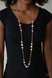 Paparazzi Necklace - Wall Street Waltz - Gold