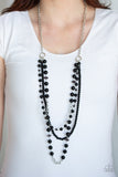 Paparazzi Necklace - New York City Chic - Black