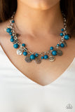 Paparazzi Necklace - Guru Garden - Blue