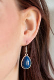 Paparazzi Necklace - Shop Til You TEARDROP - Blue