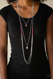 Paparazzi Necklace - The Pony Express - Pink