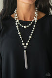 Paparazzi Necklace - Social Hour - White