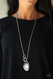 Paparazzi Necklace - Optical Opulence - White