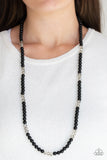 Paparazzi Necklace - Girls Have More FUNDS - Black