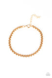 Paparazzi Bracelet - Metro Marathon - Gold
