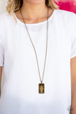 Paparazzi Necklace - Bada BLING Bada Boom - Brass