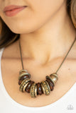 Paparazzi Necklace - Metro Mantra - Brass