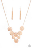 Paparazzi Necklace - Malibu Idol - Rose Gold