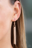 Paparazzi Necklace - Malibu Idol - Rose Gold