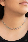 Paparazzi Necklace - Roundabout Radiance - Silver