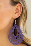 Paparazzi Earring - Zesty Zen - Purple