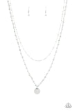 Paparazzi Necklace - Dainty Demure - Silver