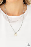 Paparazzi Necklace - Dainty Demure - Silver