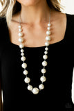 Paparazzi Necklace - Pearl Prodigy - White