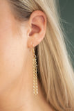 Paparazzi Necklace - Pull Some HEART-strings - Gold