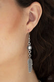 Paparazzi Necklace - Fierce in Feathers - Silver