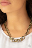 Paparazzi Necklace - Infinite Impact - Brass