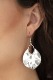 Paparazzi Earring - Ruffled Refinery - Silver