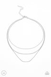 Paparazzi Necklace - Battle of the Glitz - White