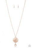 Paparazzi Necklace - Marvelous in Mandalas - Rose Gold Lanyard