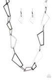 Paparazzi Necklace - Shattering Records - Black