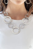 Paparazzi Necklace - Ringed in Radiance - Silver