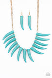 Paparazzi Necklace - Tusk Tundra - Blue