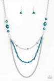 Paparazzi Necklace - Very Vintage - Blue
