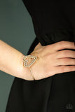 Paparazzi Bracelet - Heart Opener - Gold