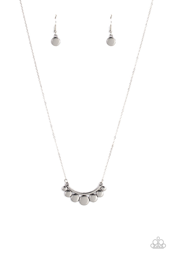 Paparazzi Necklace - Melodic Metallics - Silver