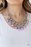 Paparazzi Necklace - Pearl Appraisal - Purple