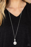 Paparazzi Necklace - Going For GLAM-ma - White