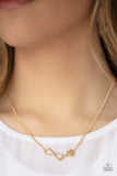 Paparazzi Necklace - Love Eternally - Gold