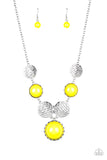 Paparazzi Necklace - Bohemian Bombshell - Yellow