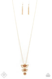 Paparazzi Necklace - Serene Sheen - Gold