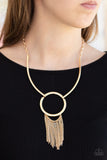 Paparazzi Necklace - Pharaoh Paradise - Gold