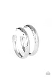 Paparazzi Earring - Check Out These Curves - Silver
