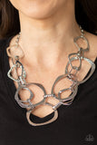 Paparazzi Necklace - Salvage Yard - Silver