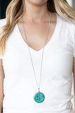 Paparazzi Necklace - Sahara Equinox - Blue