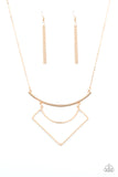Paparazzi Necklace - Egyptian Edge - Gold