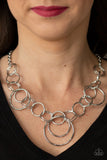 Paparazzi Necklace - Ringing Relic - Silver