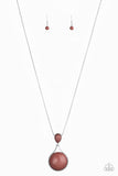 Paparazzi Necklace - Desert Pools - Brown