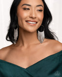 Paparazzi Earring - Streamlined Shimmer - White