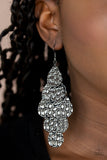 Paparazzi Earring - Instant Incandescence - Black